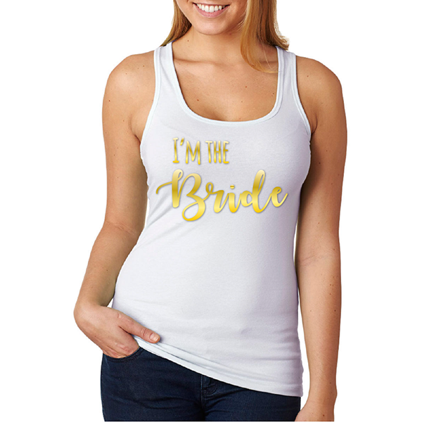 Tank top I am the bride
