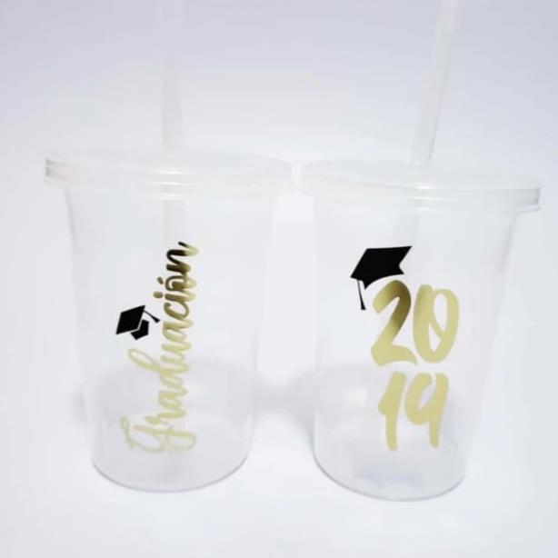 Vaso sencillo con popote