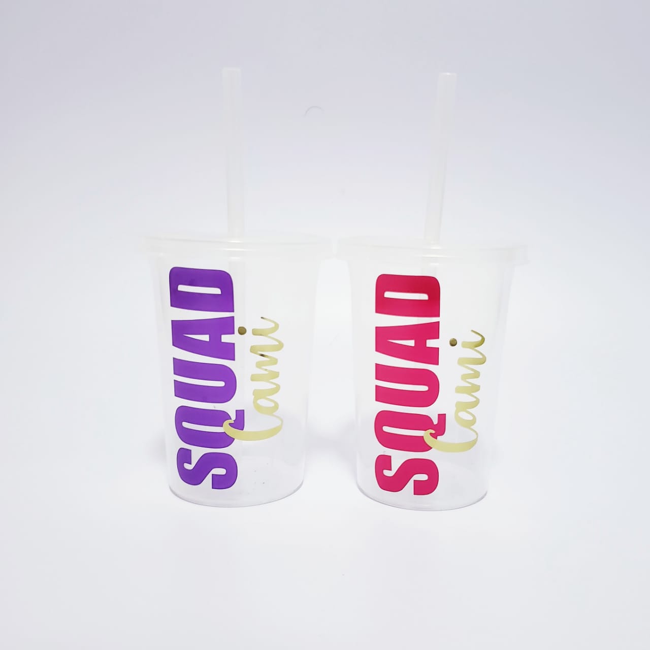 Vaso sencillo con popote