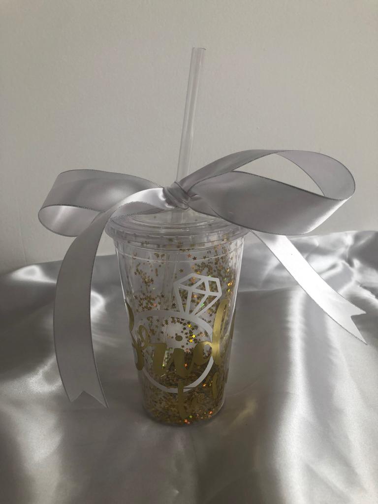 Vasos con glitter