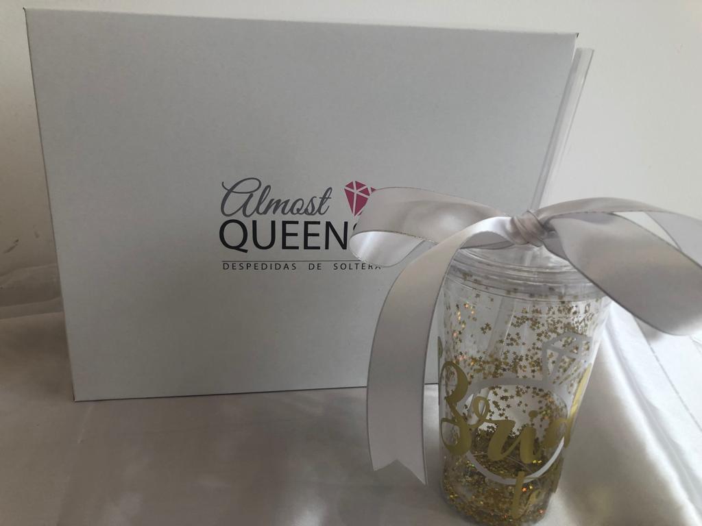 Vasos con glitter