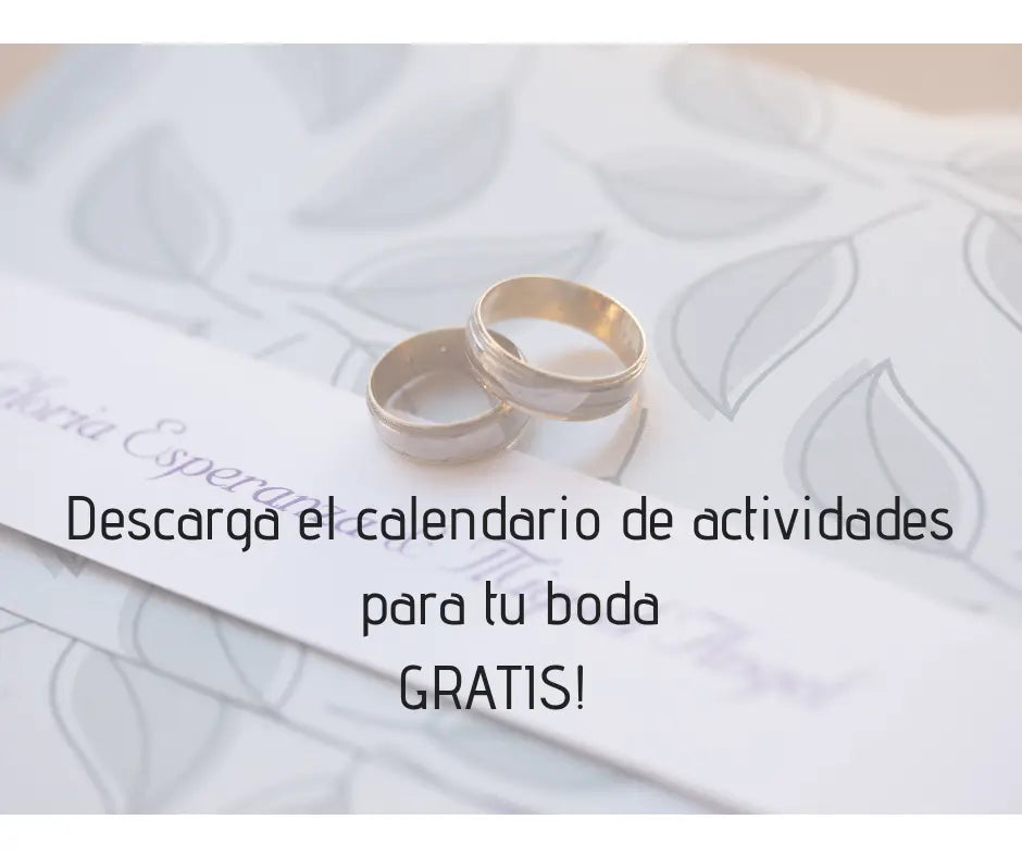 Calendario para tu boda gratis Almost Queens | Despedidas de solteras