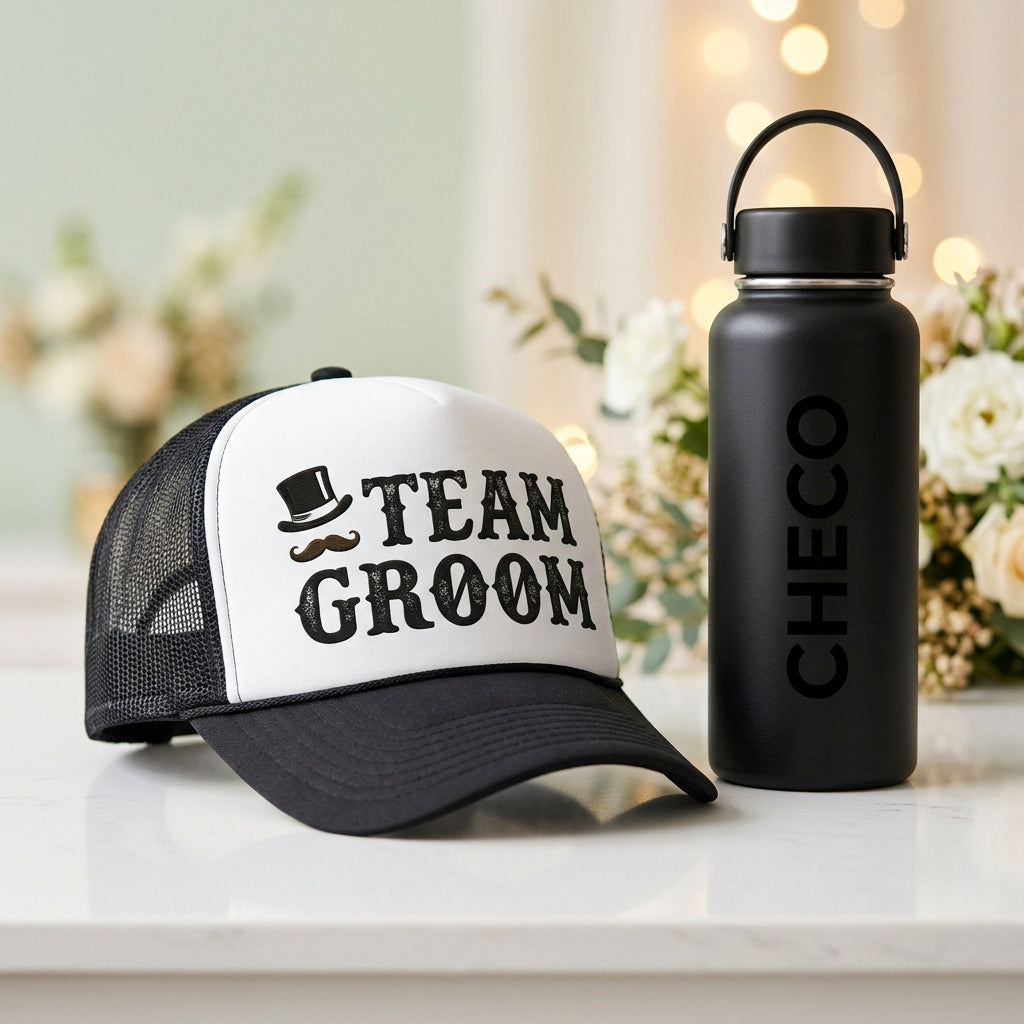 Paquete Despedida de Soltero – Gorra + Cilindro Personalizados