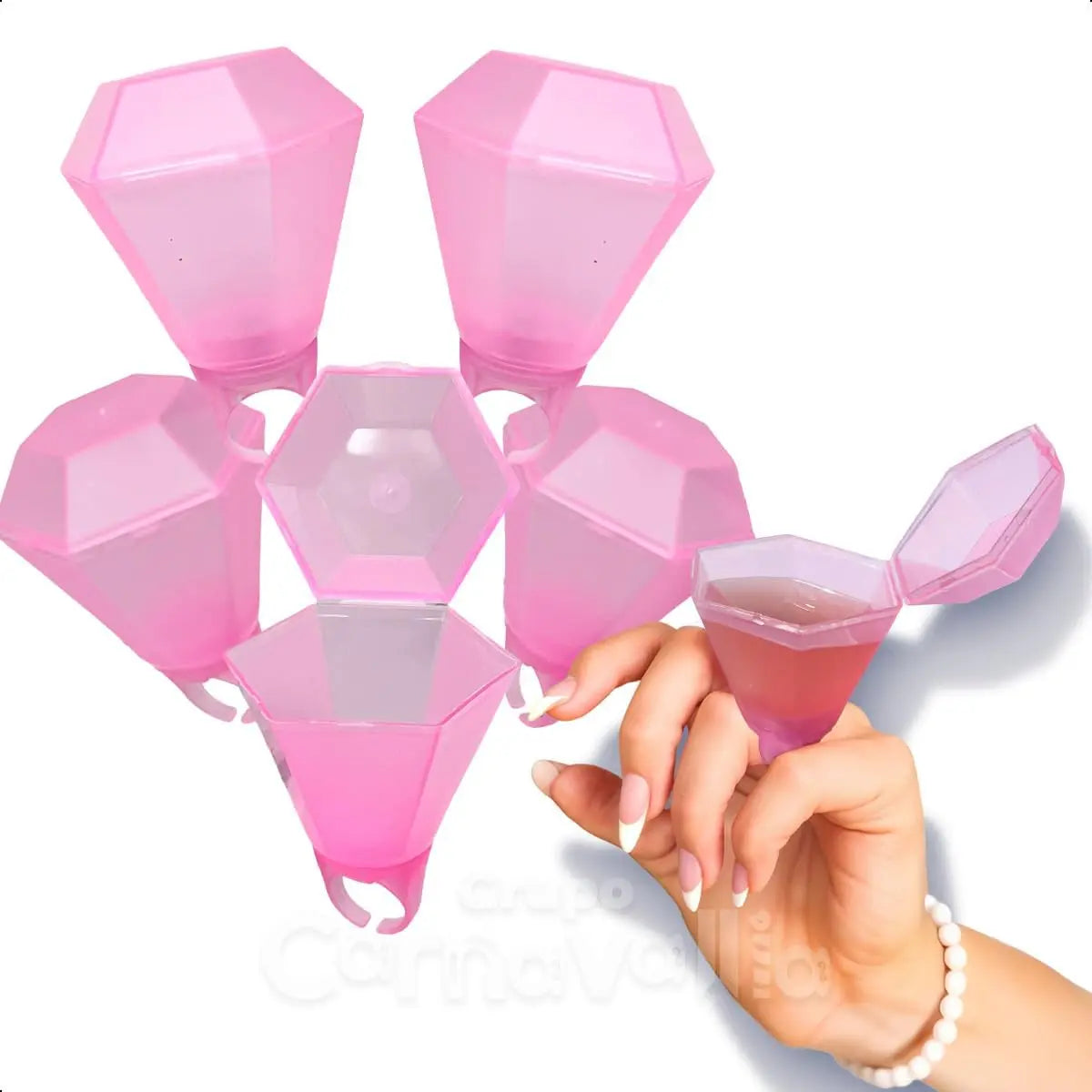 Anillo Shot Rosa – Porta Shots Original para Fiestas y Despedidas de Soltera Almost Queens | Despedidas de solteras