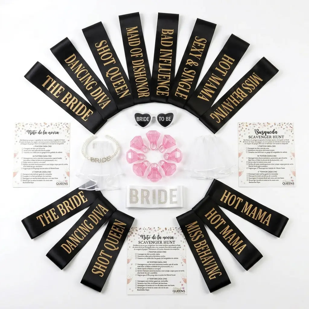 Kit Girls Night Despedida de soltera Almost Queens | Despedidas de solteras