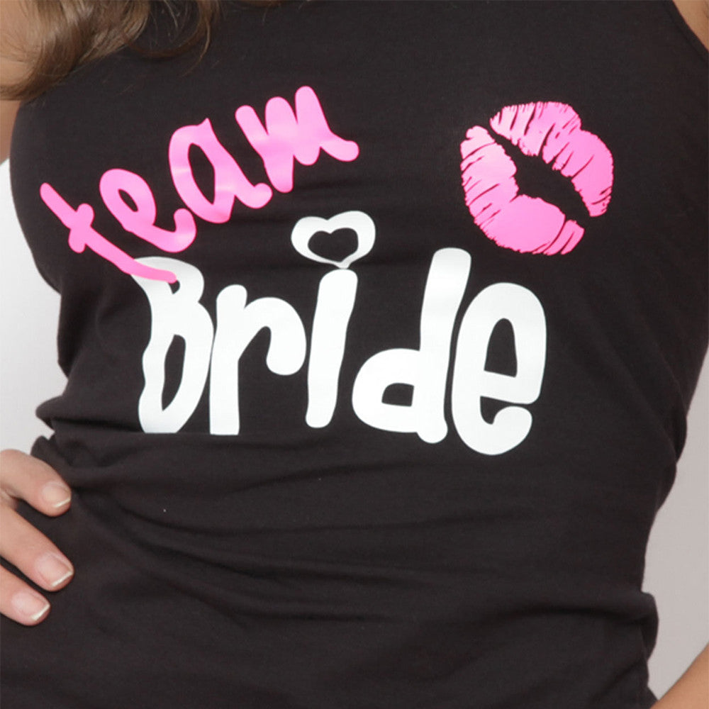 Kit Beso Team Bride (tank top, gorra trucker y cilindro)