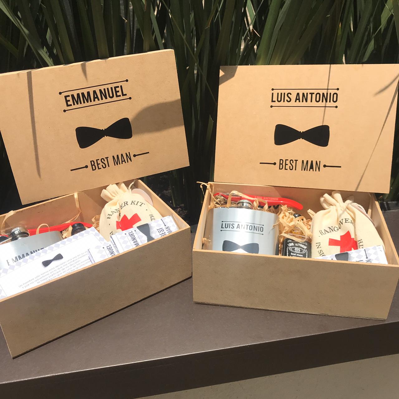 Caja para Best Man Opción 2