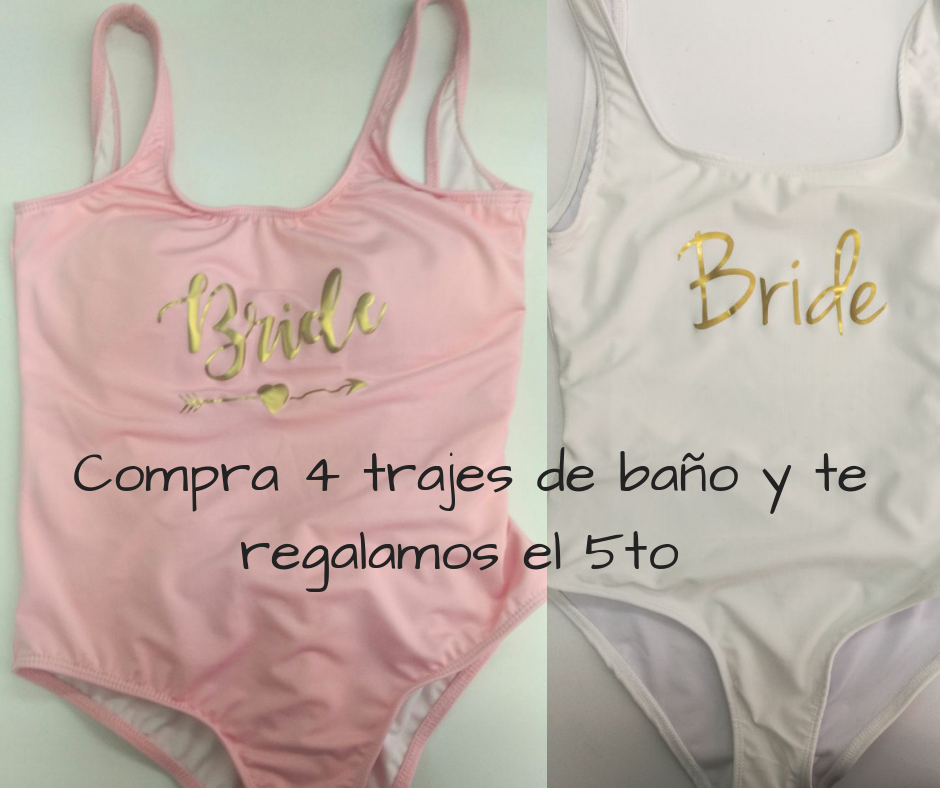 4 trajes de baño y uno de regalo