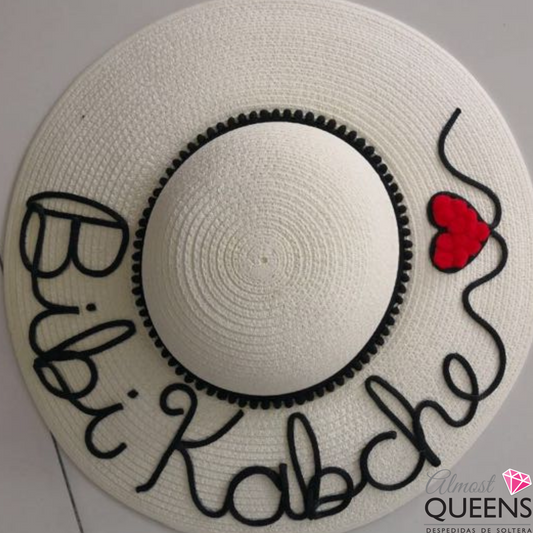 Sombrero para playa personalizado