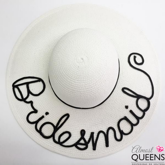 Sombrero de playa para damas de honor