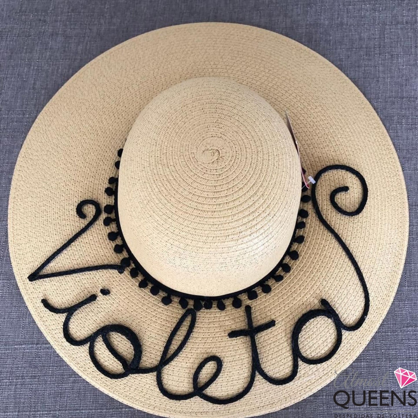 Sombrero para playa con Bolitas
