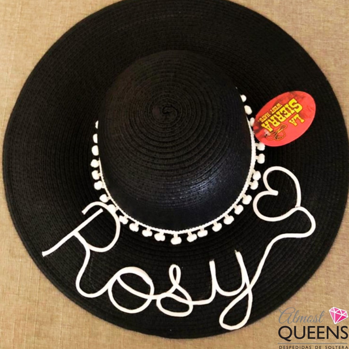 Sombrero para playa con Bolitas