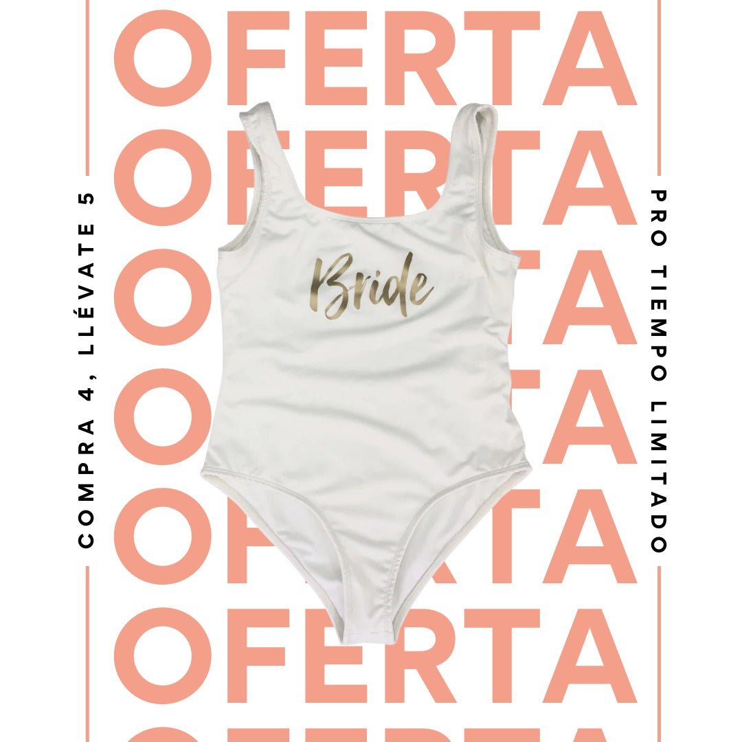 4 trajes de baño y uno de regalo