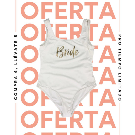 4 trajes de baño y uno de regalo