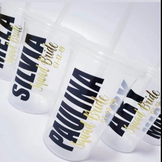 Vaso sencillo con popote