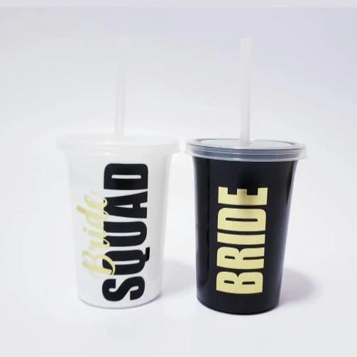 Vaso sencillo con popote