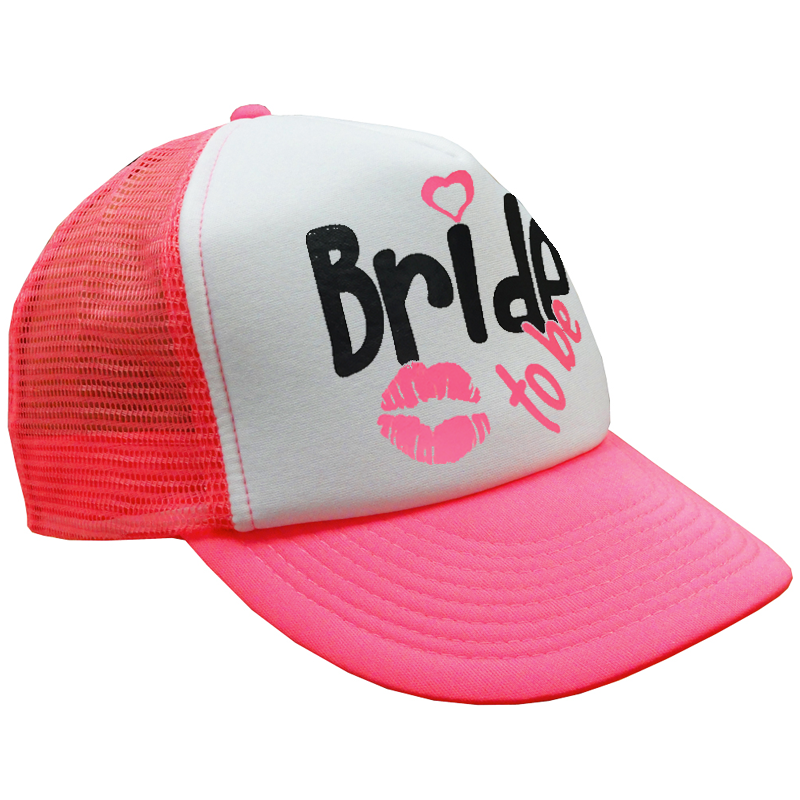 Kit Beso Bride to Be (tank top, gorra trucker y cilindro)