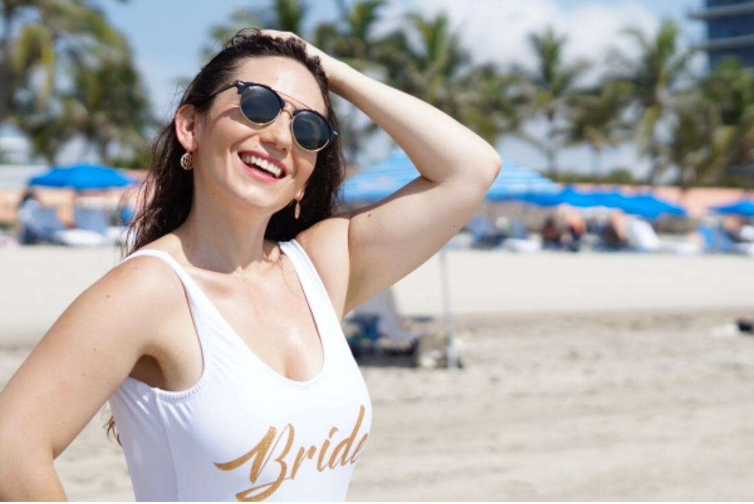Traje de baño para novia