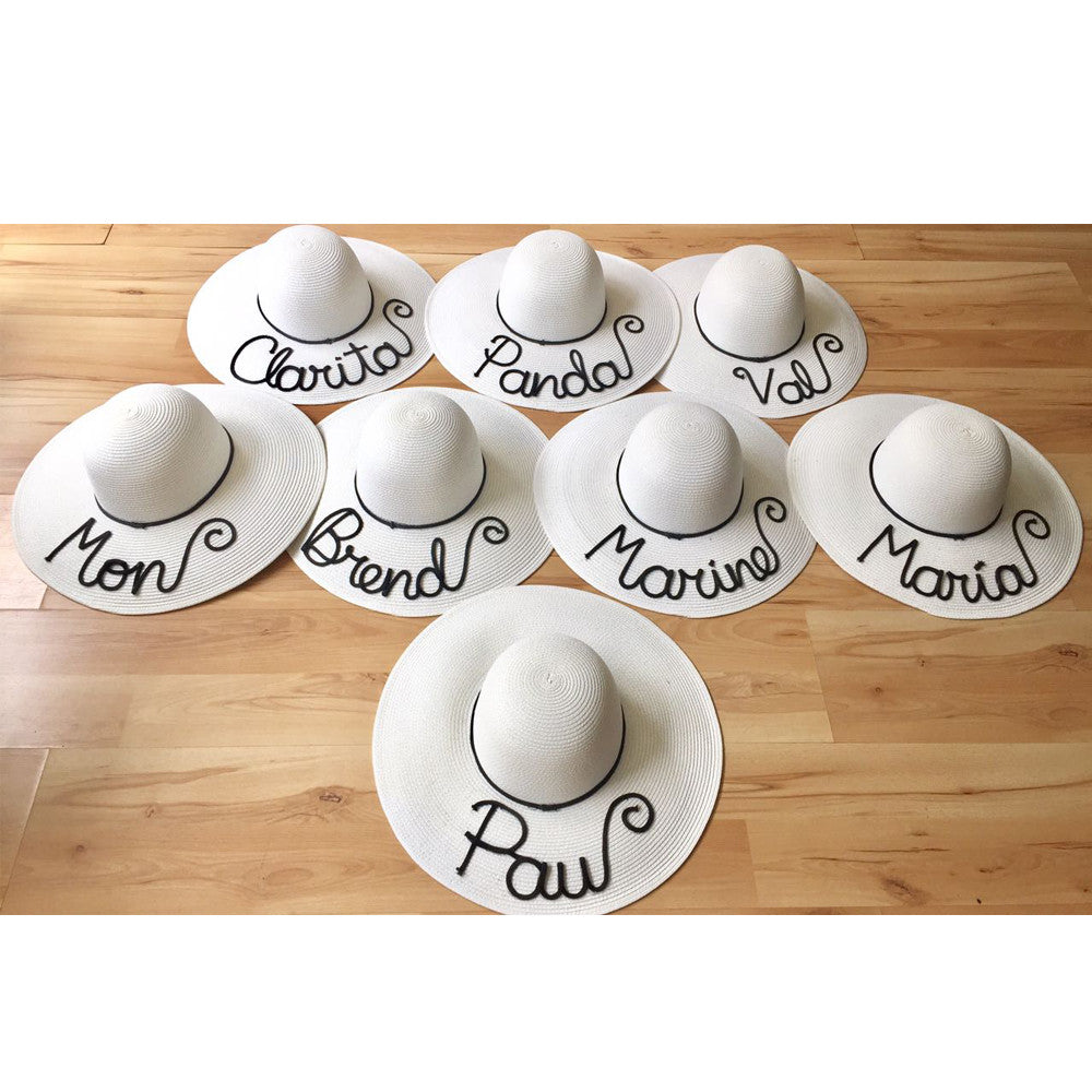Sombrero para playa personalizado